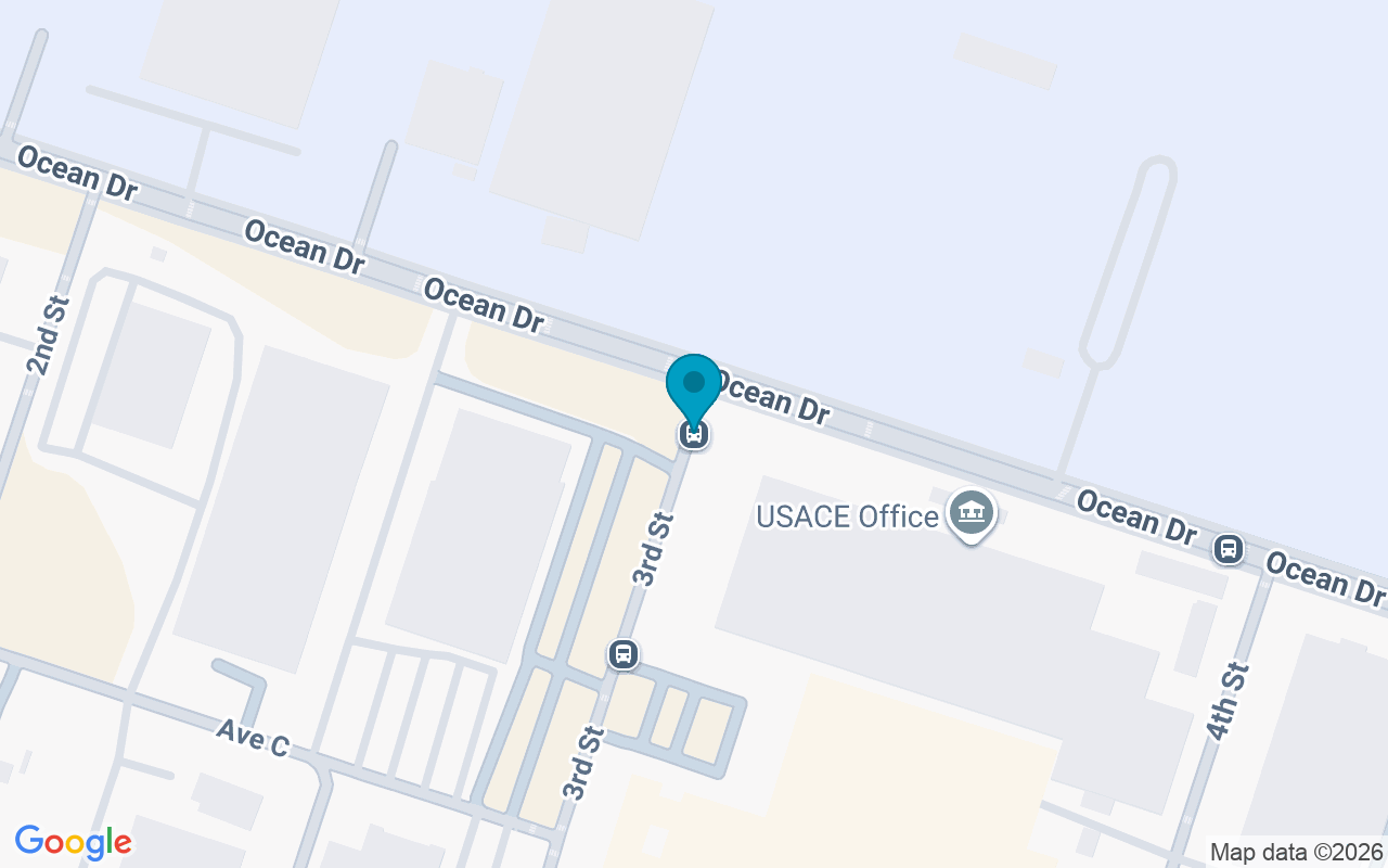 Map showing the location of Crecy @ Ocean