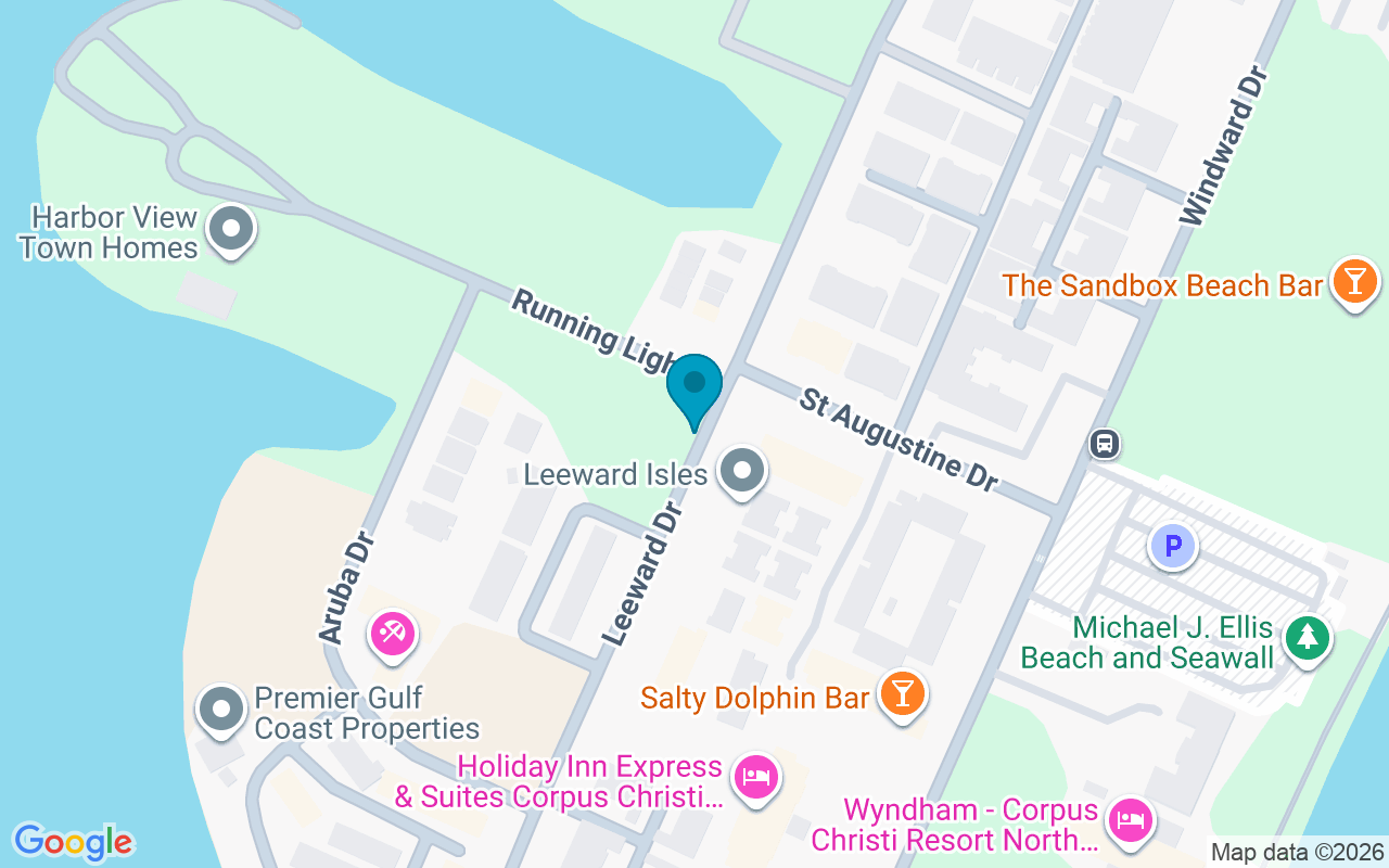 Map showing the location of 15002 Leeward
