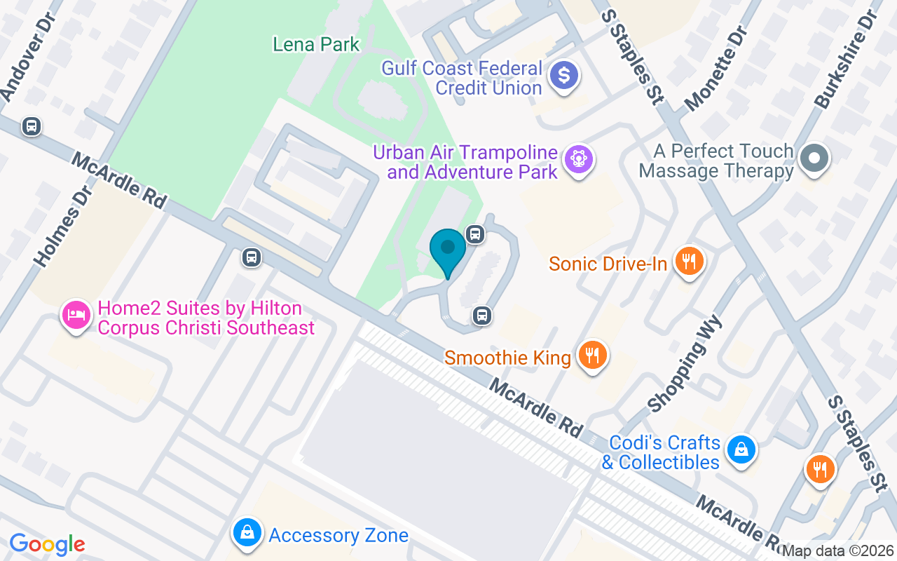 Map showing the location of Southside Station Bay A