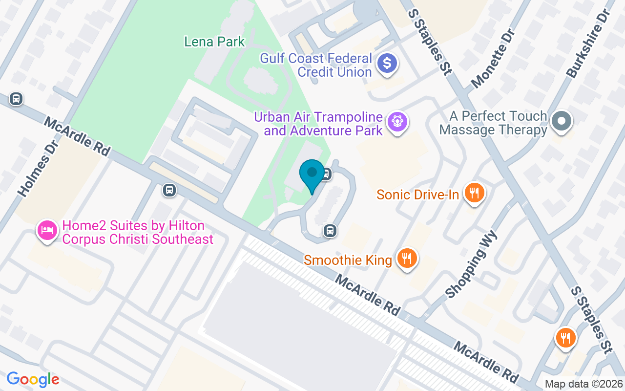 Map showing the location of Southside Station Bay B