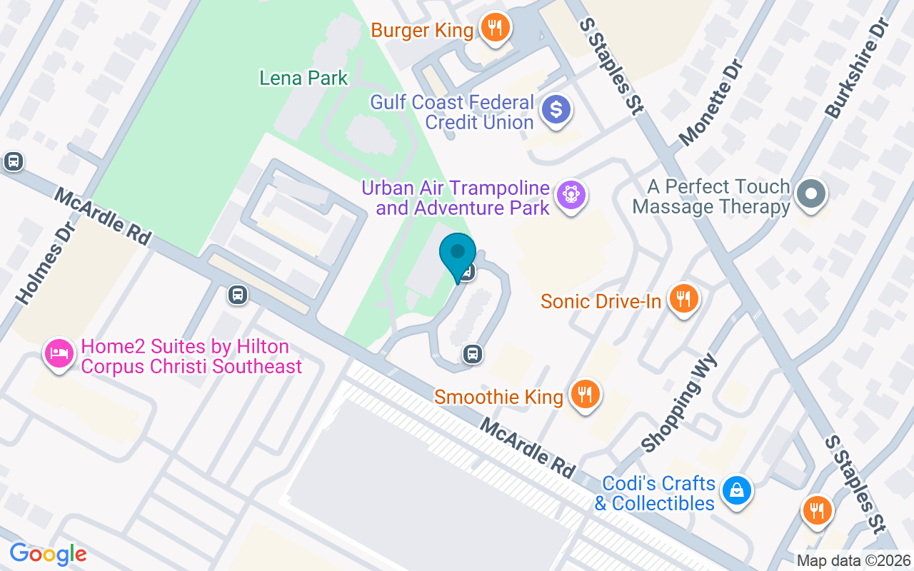 Map showing the location of Southside Station Bay C