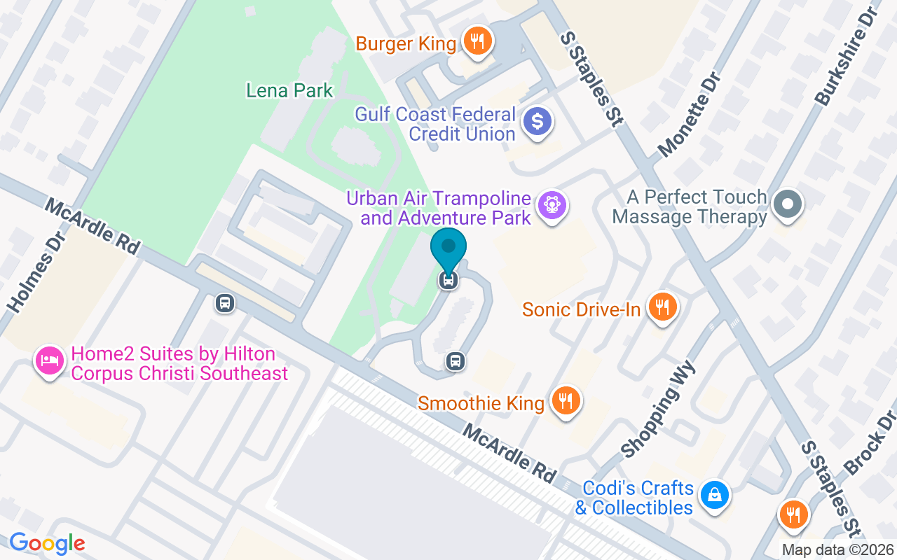 Map showing the location of Southside Station Bay D