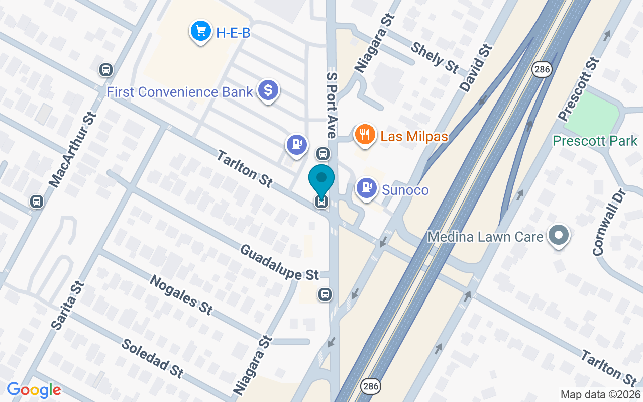 Map showing the location of Port @ Tarlton