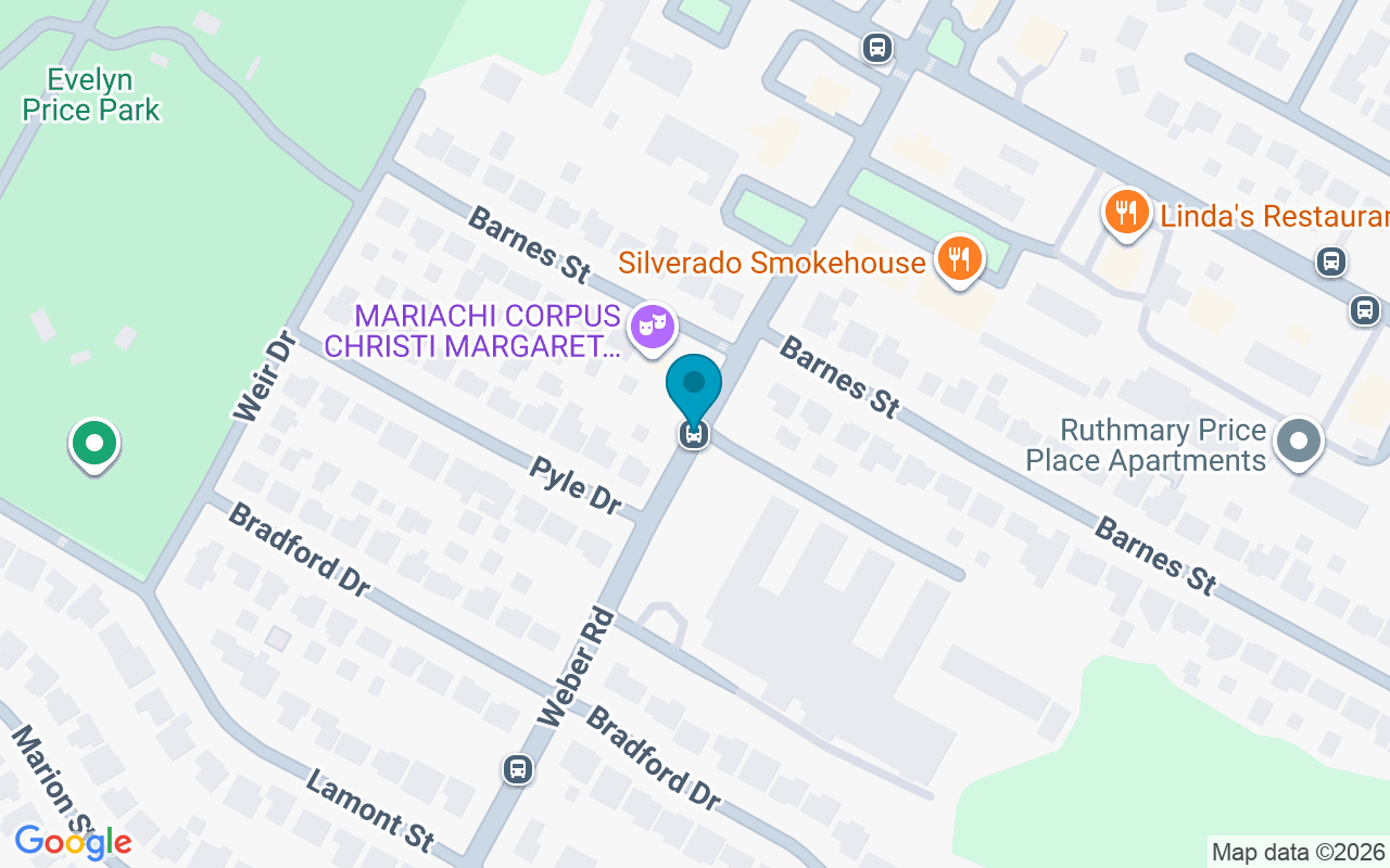 Map showing the location of Weber @ Pyle
