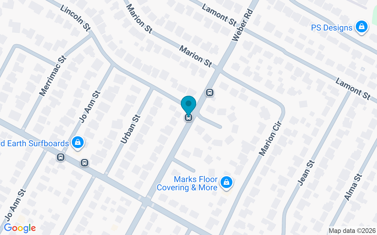 Map showing the location of Weber @ Lincoln