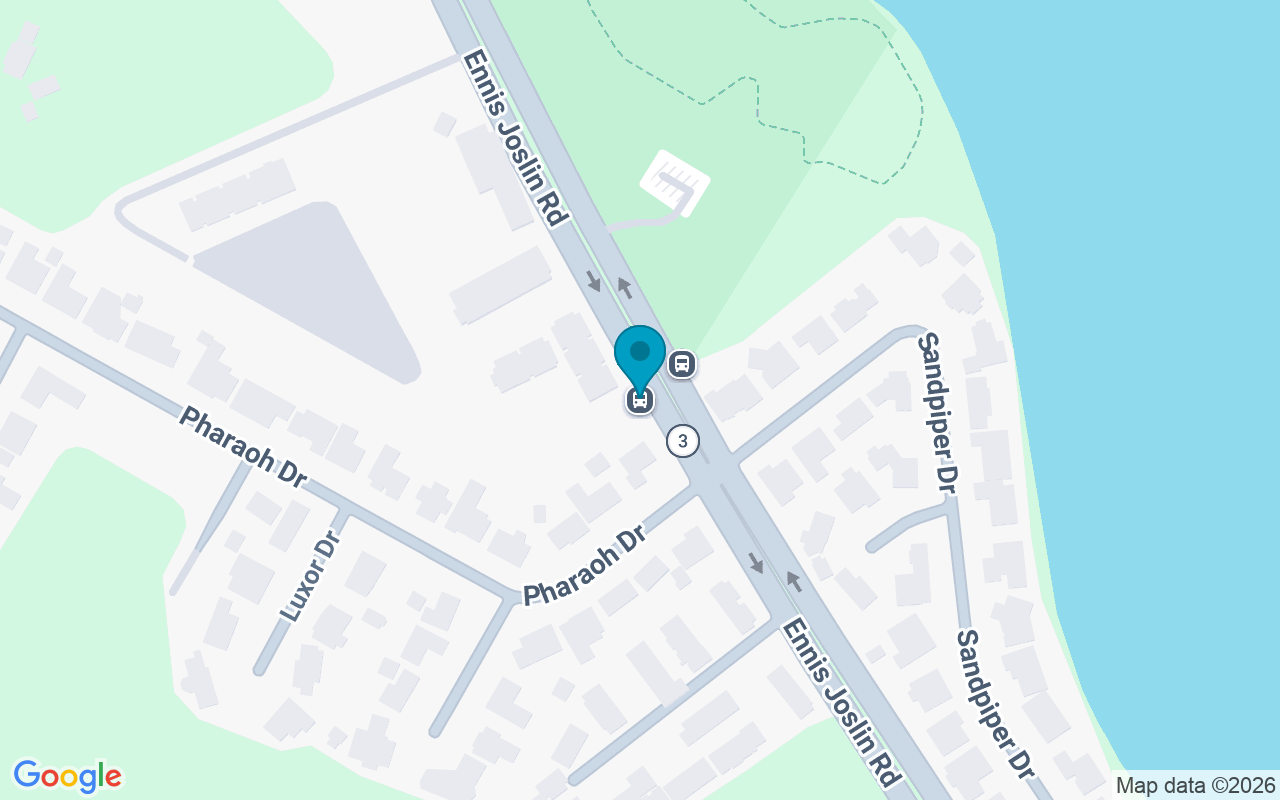 Map showing the location of Ennis Joslin