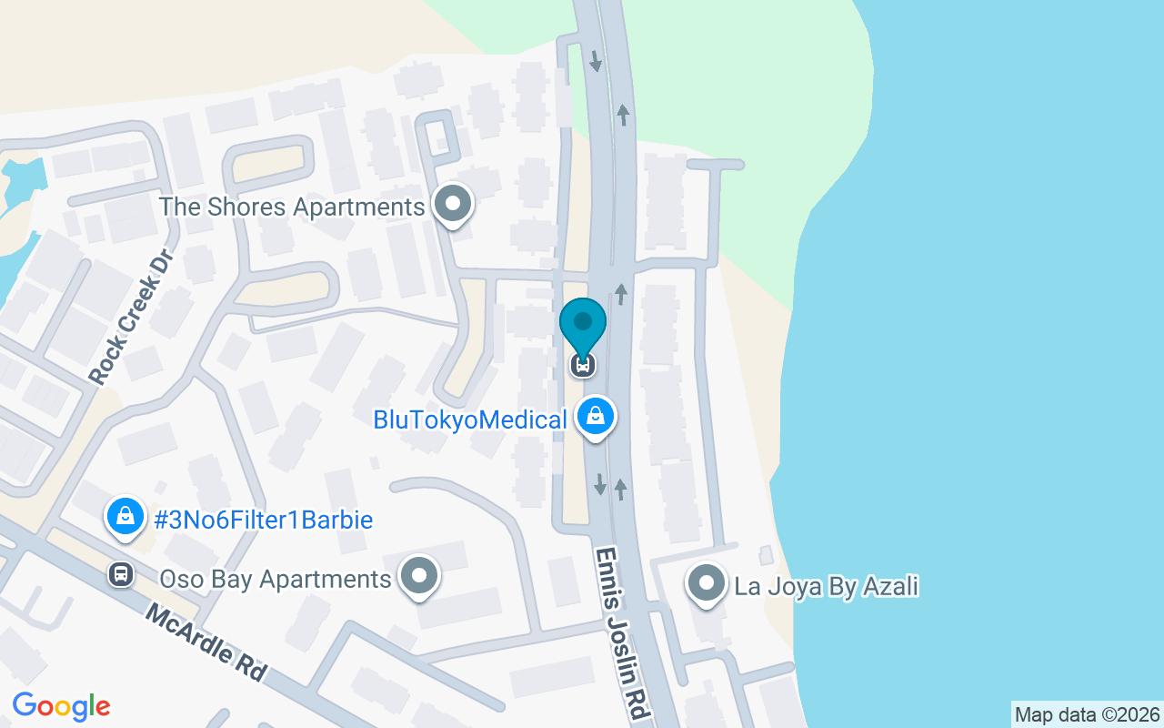Map showing the location of Ennis Joslin @ Shores