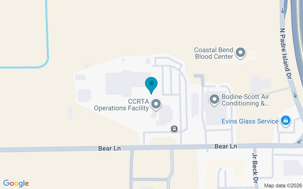 Map showing the location of RTA Garage